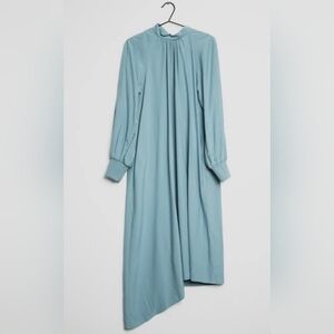 Tibi Aqua Long Sleeve Dress